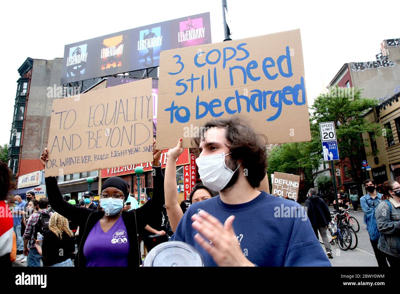 America in Turmoil, New York, USA Stock Photo - Alamy