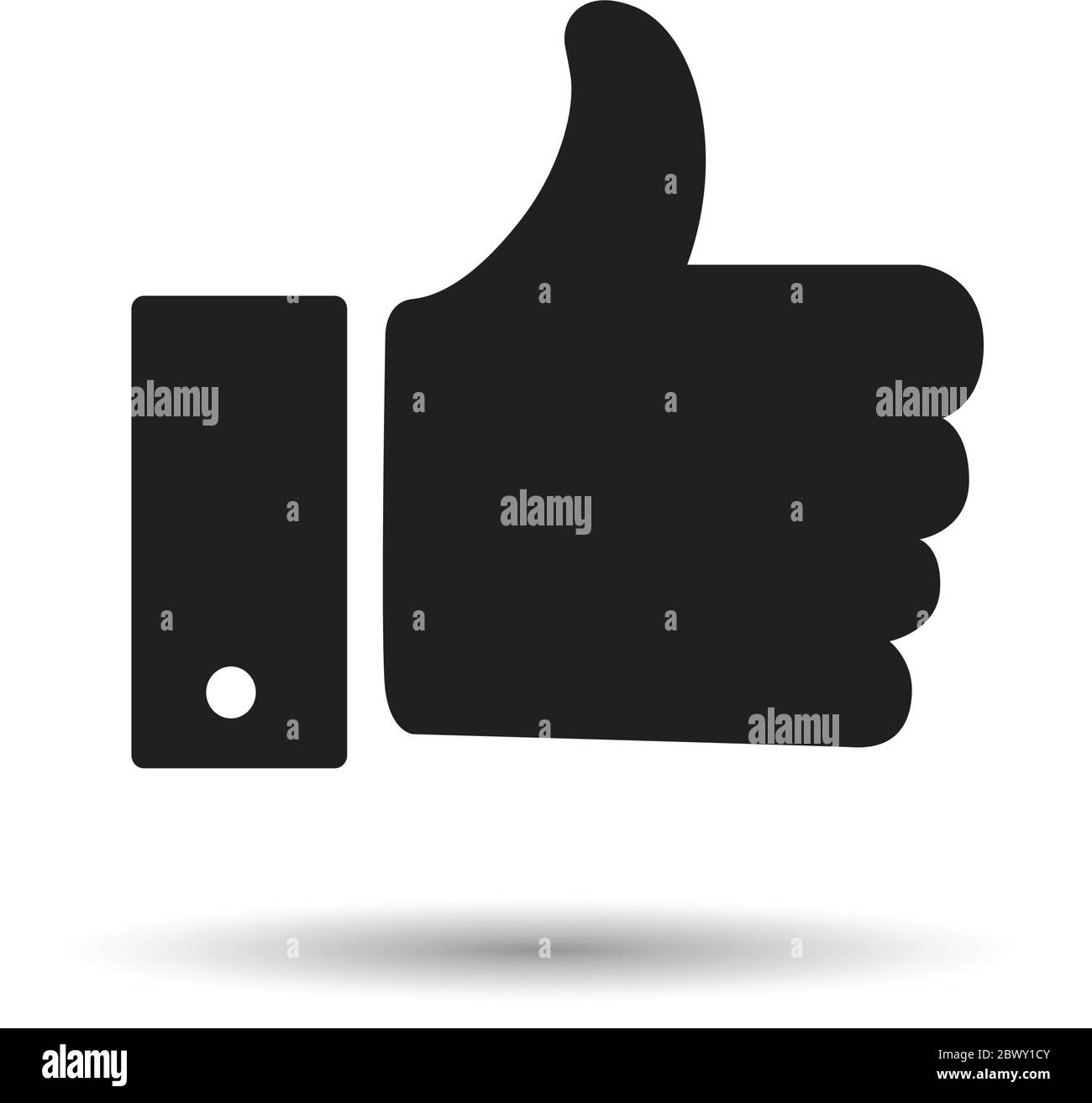 Like icon vector illustration isolated on white Stock Vector