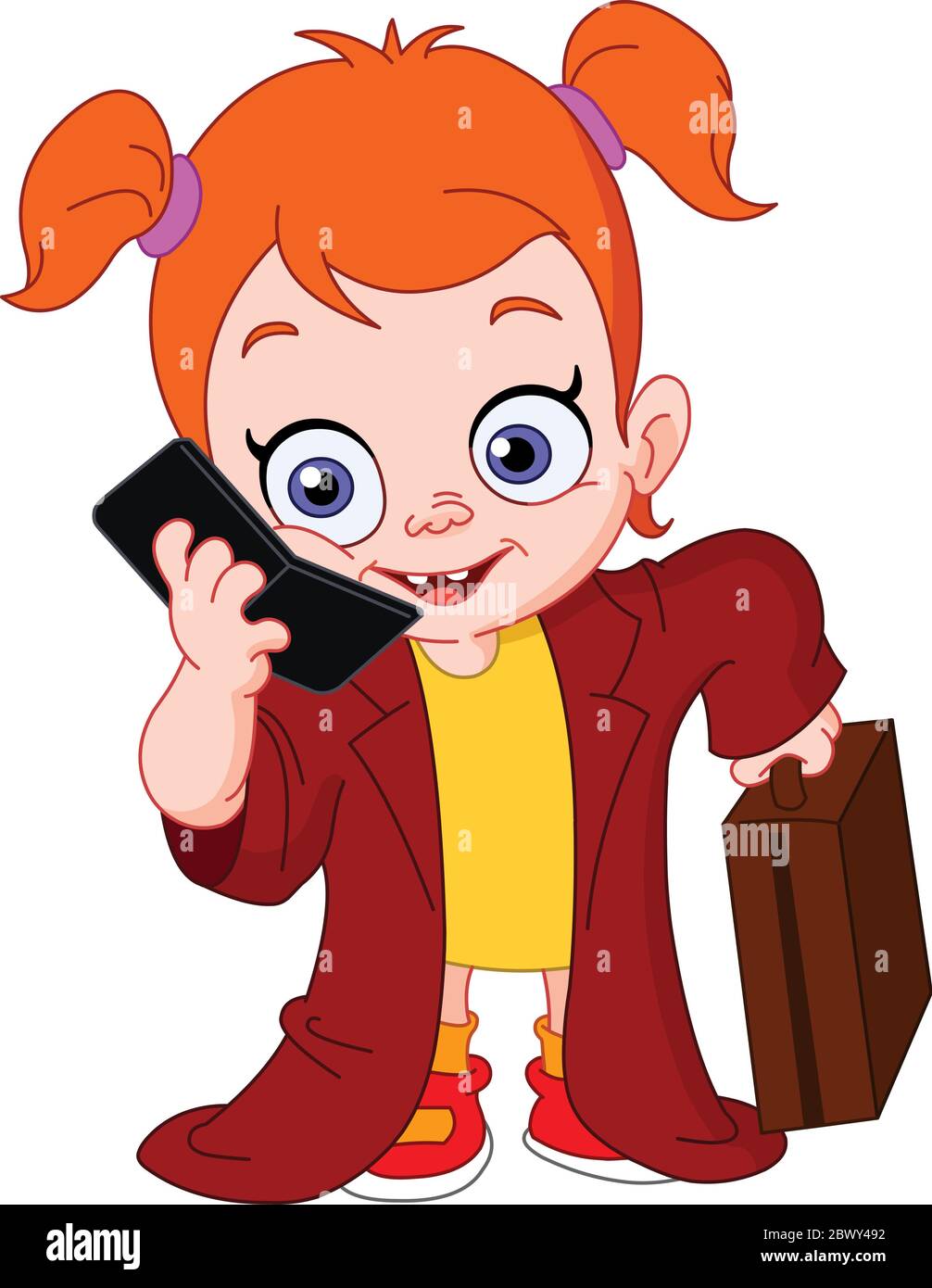 Young business woman Stock Vector Image & Art - Alamy