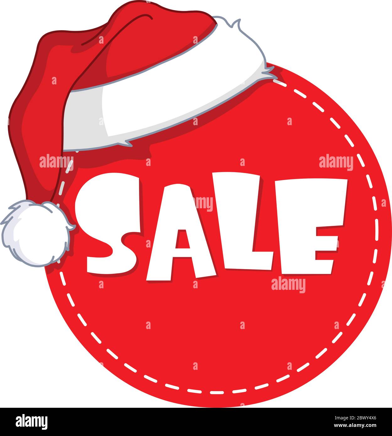 Christmas sale tag Stock Vector