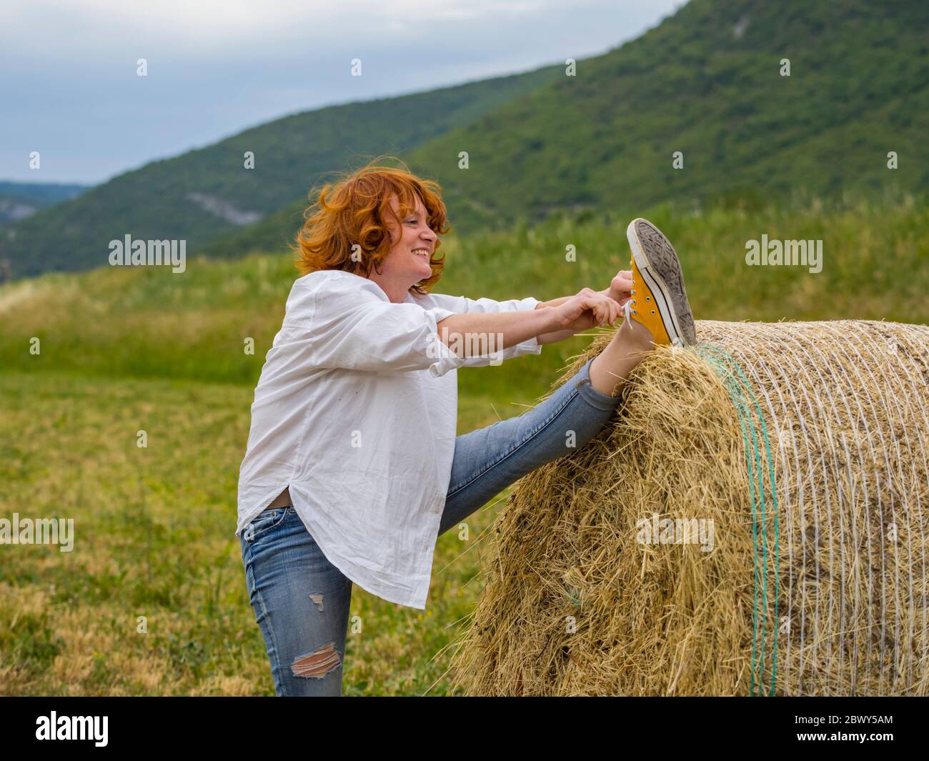 Mature woman Stock Photo