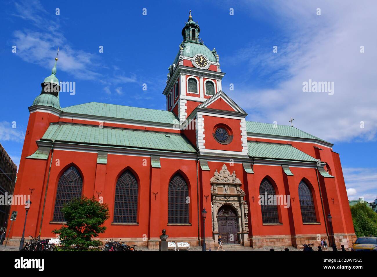 Saint James's Church, Sankt Jacobs kyrka, Stockholm, Stockholm County,  Sweden, Schweden, Sverige, Svédország, Europe Stock Photo - Alamy