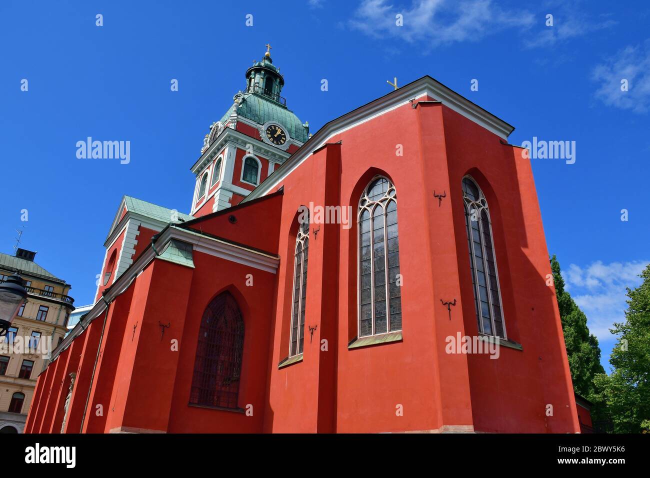 Saint James's Church, Sankt Jacobs kyrka, Stockholm, Stockholm County,  Sweden, Schweden, Sverige, Svédország, Europe Stock Photo - Alamy