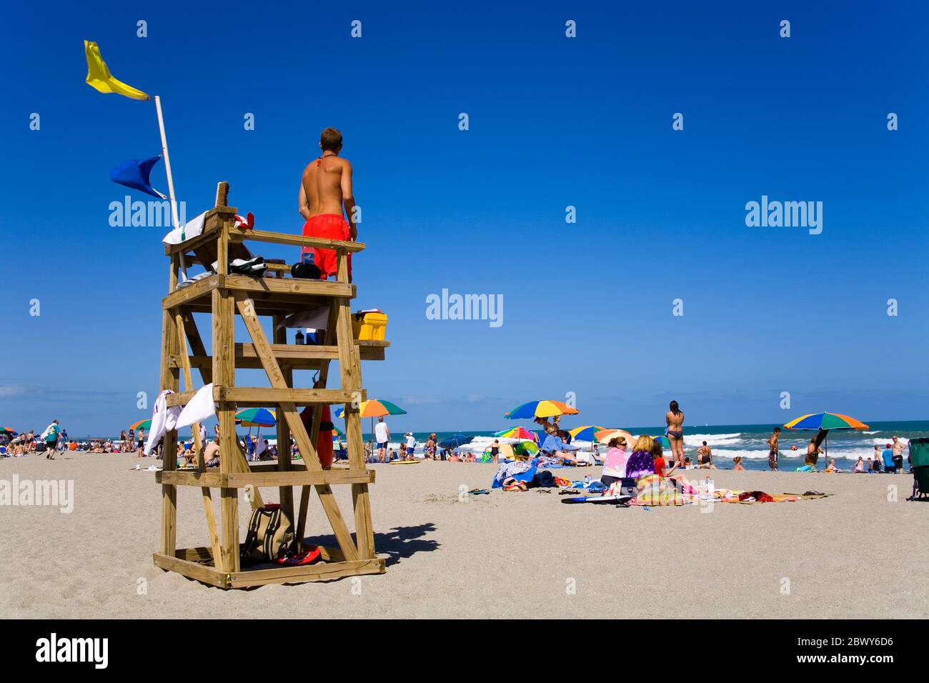 Cocoa beach florida lifeguard hires stock photography and images Alamy