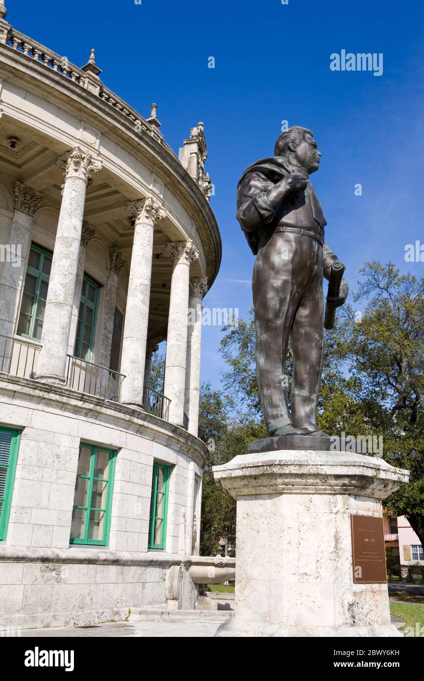 George merrick statue hi-res stock photography and images - Alamy