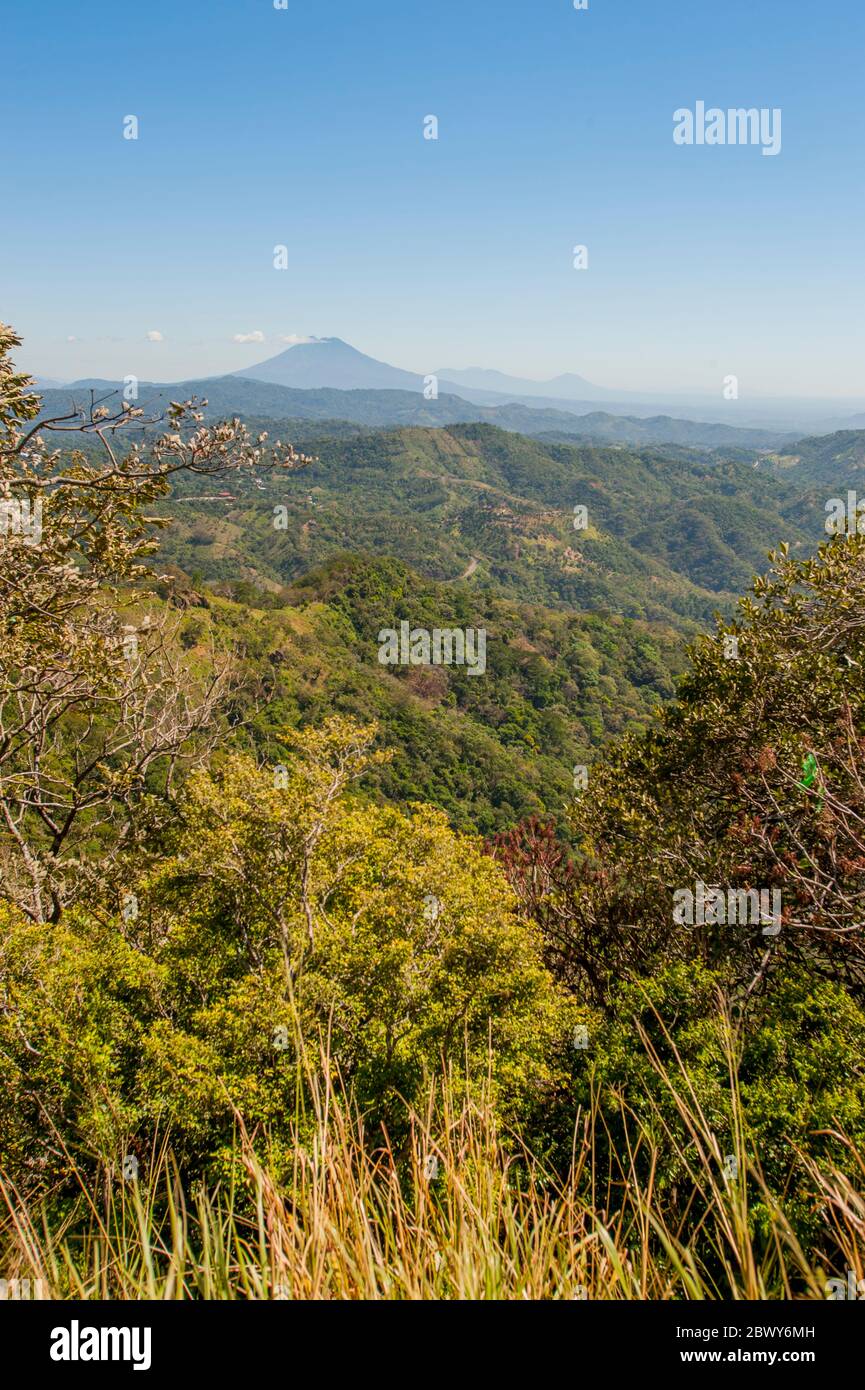 Chichontepec View from Devil's Door (Puerta del Diablo) of San Vicente (also known ...