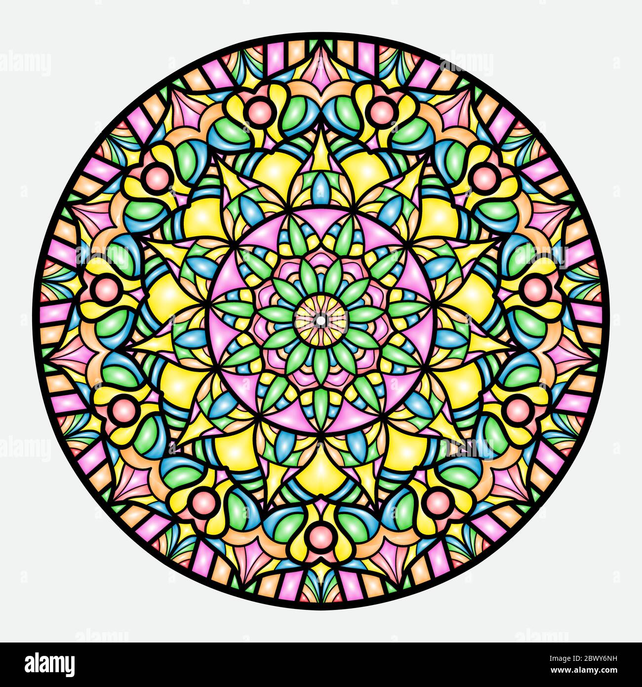 Mandalas vector art Stock Vector Images - Alamy