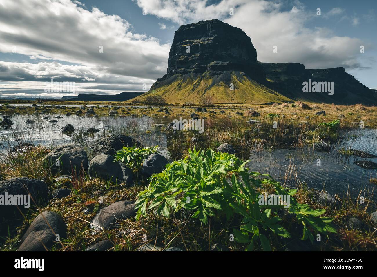 Beauty of Southeast Iceland. Travel around the island. Stock Photo