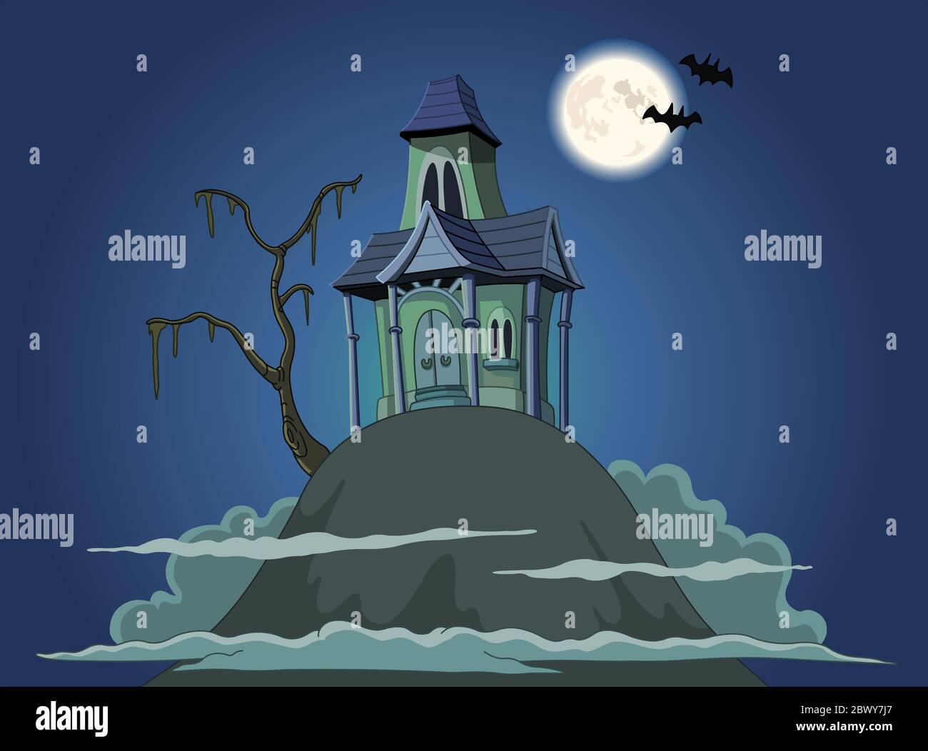 Haunted house Stock Vector