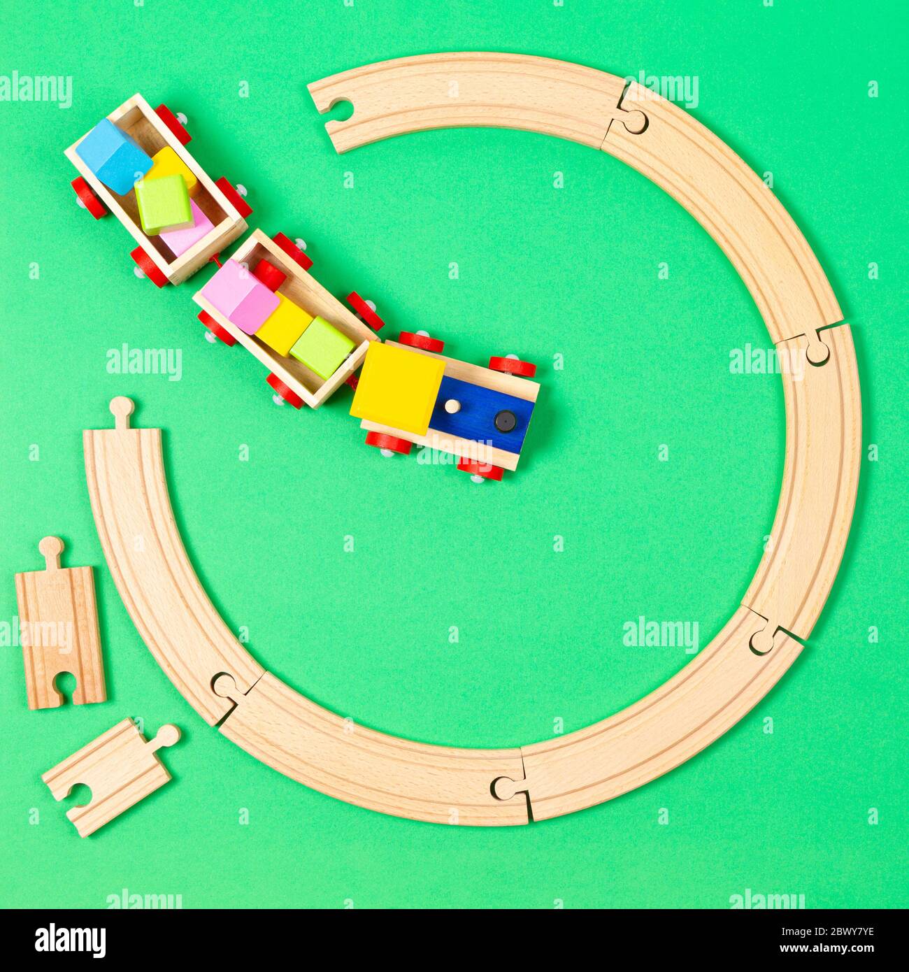 Breathtaking A Toy Train Rolls Around A Horizontal Picture in 4K Breathtaking A Toy Train Rolls Around A Horizontal Picture in 4K