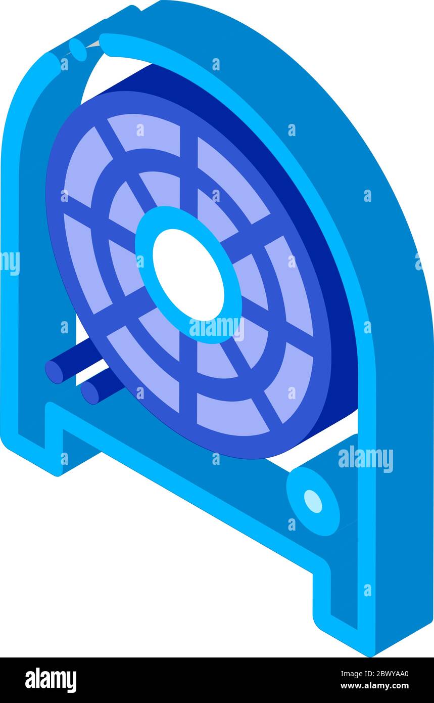 Electronic Fan Heater Heating Equipment Vector Stock Vector