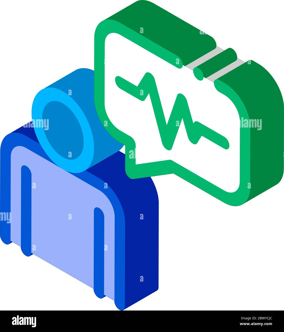 Speaker Voice Control isometric icon vector illustration Stock Vector ...