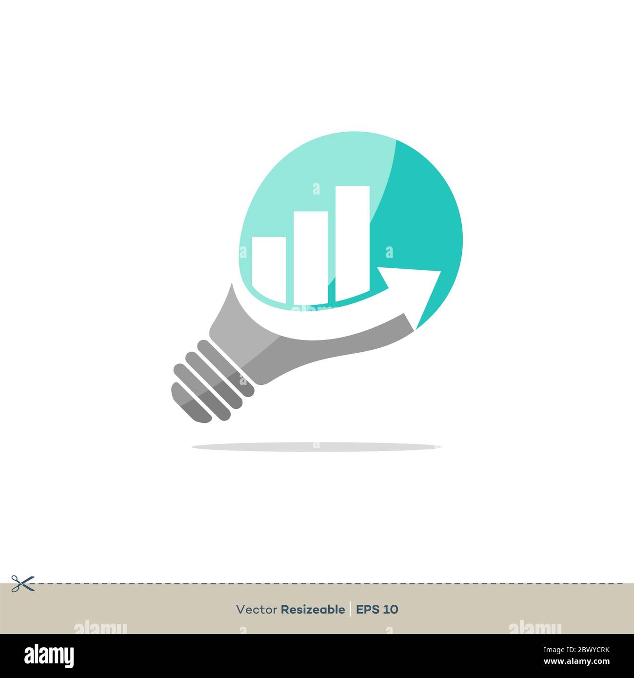Light Bulb Logo Template Illustration Design. Vector EPS 10 Stock Photo ...