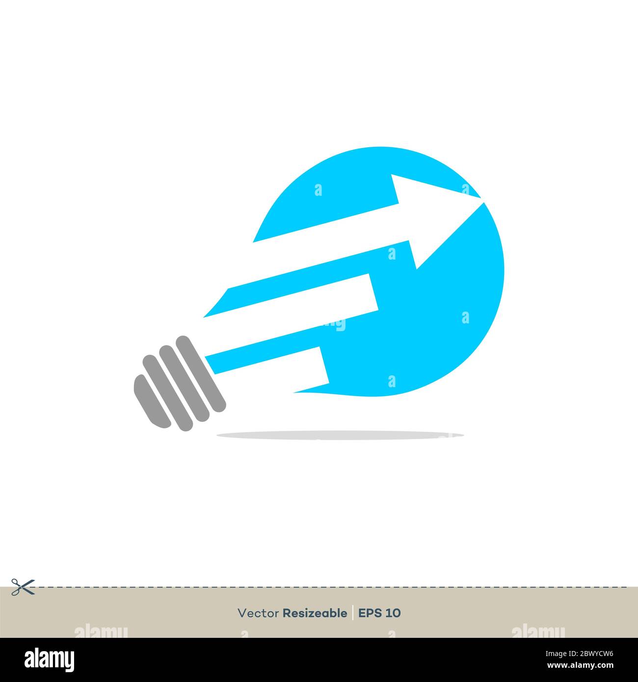 Light Bulb Logo Template Illustration Design. Vector EPS 10 Stock Photo ...