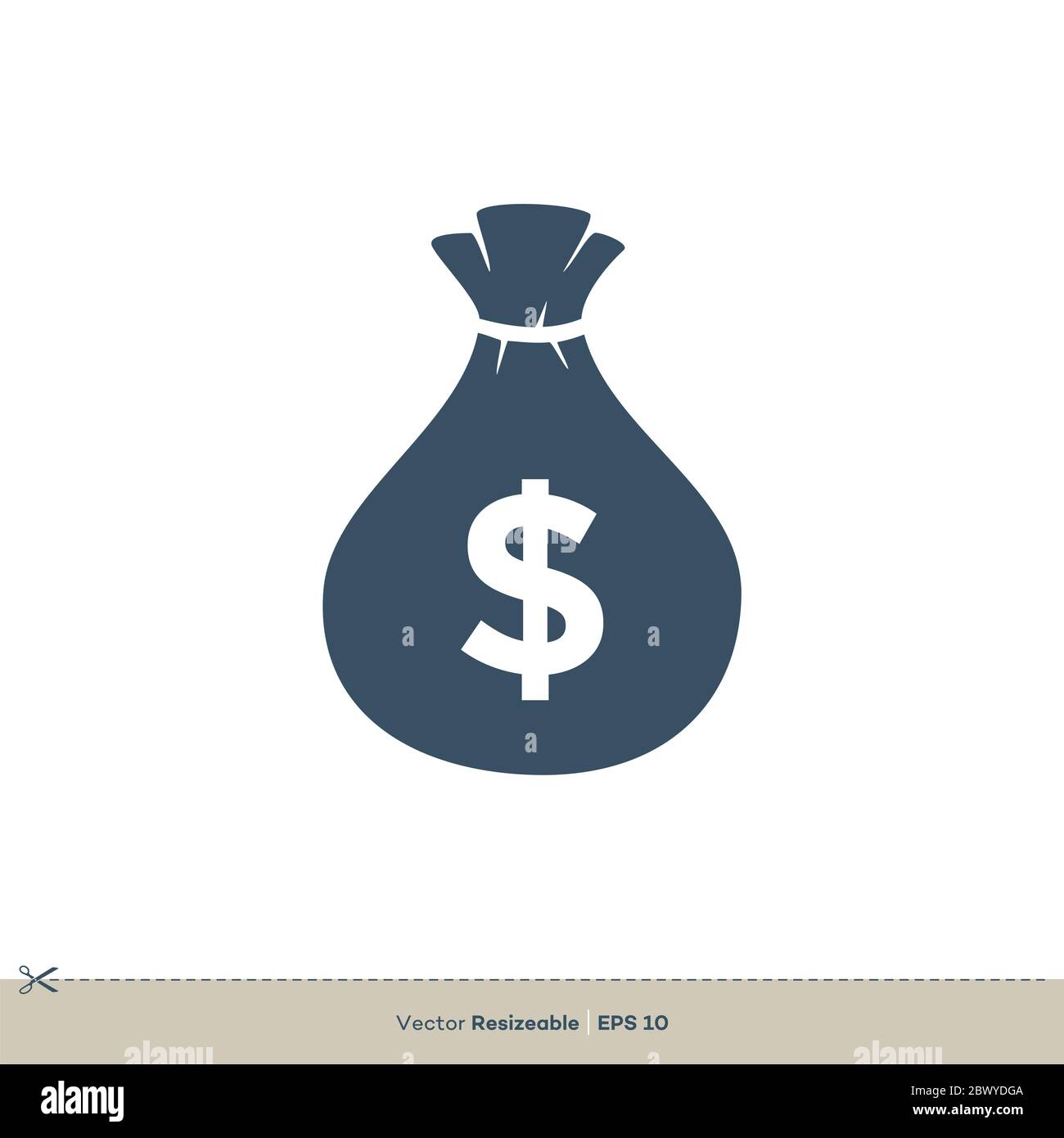 Money Bag Logo Template Illustration Design. Vector EPS 10 Stock Photo