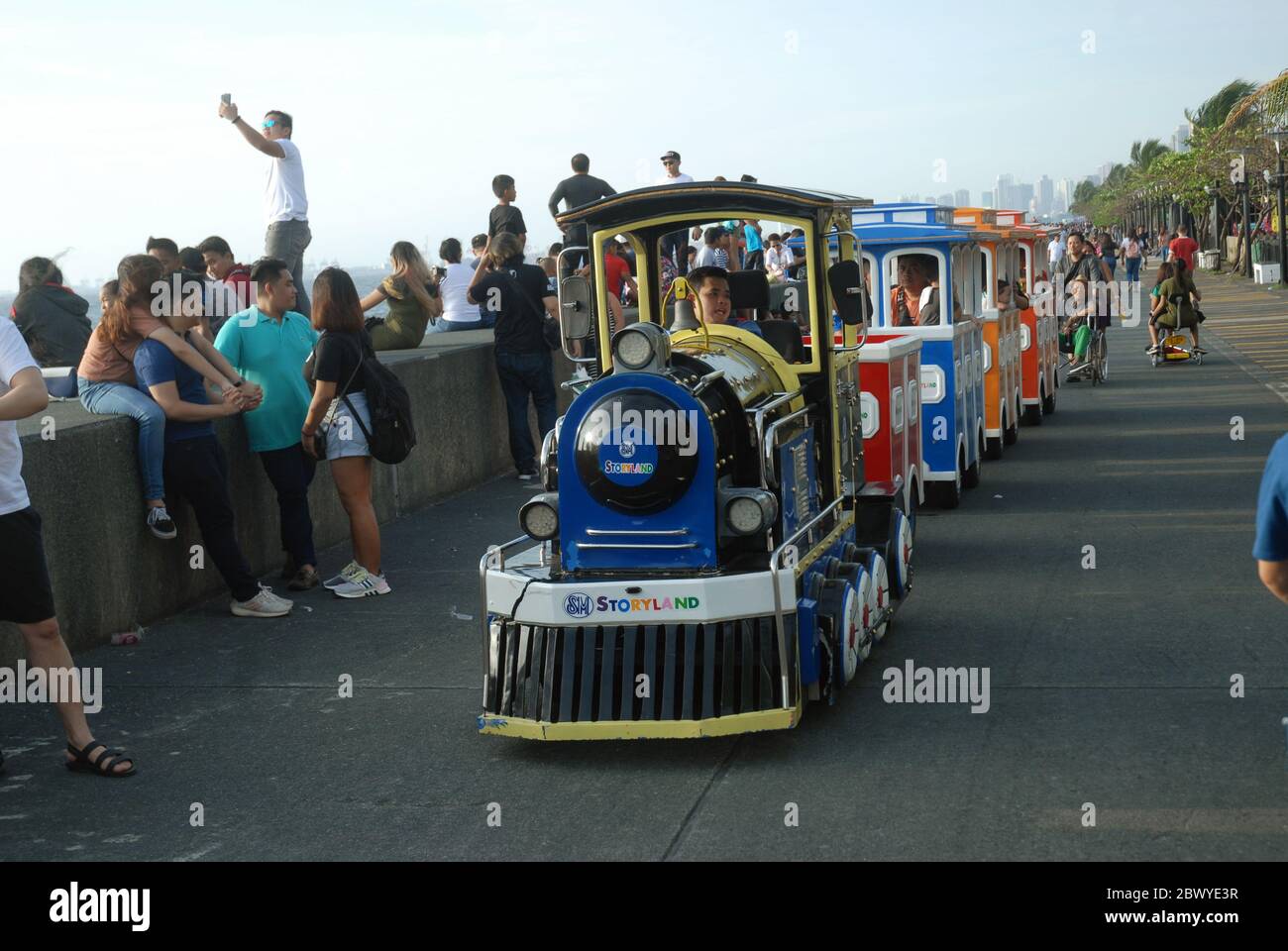 Train ride outside the Mall of Asia, Pasay, Metro Manila, The ...