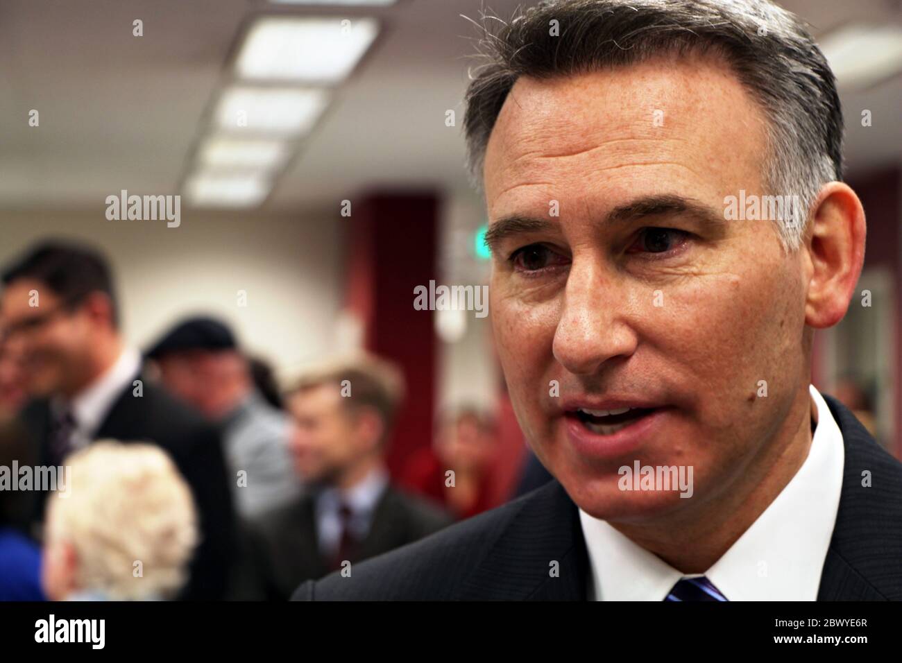 King County Executive Dow Constantine pictured on December 8, 2012. Stock Photo