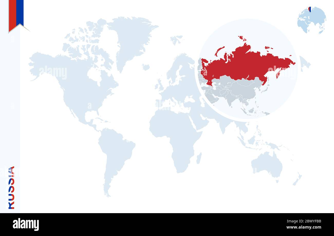 World russia map Russia Physical