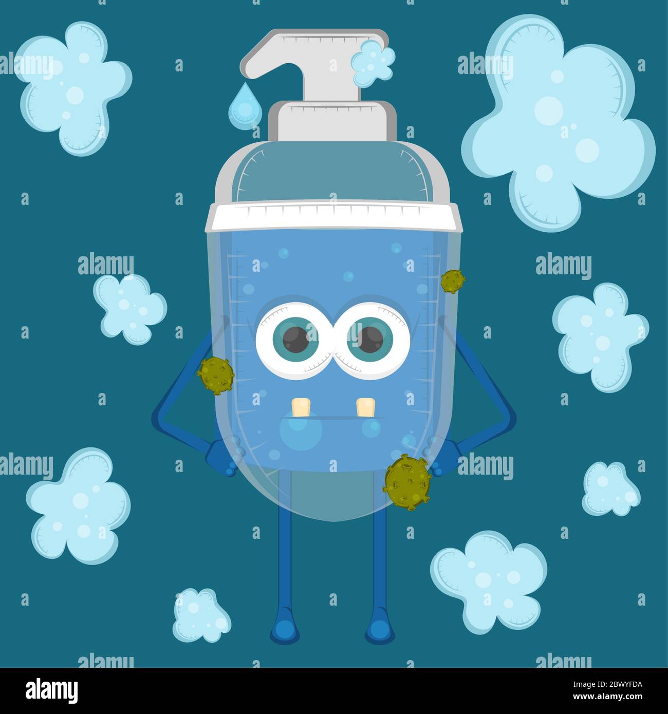 Cartoon of a soap bottle Stock Vector Image & Art Alamy