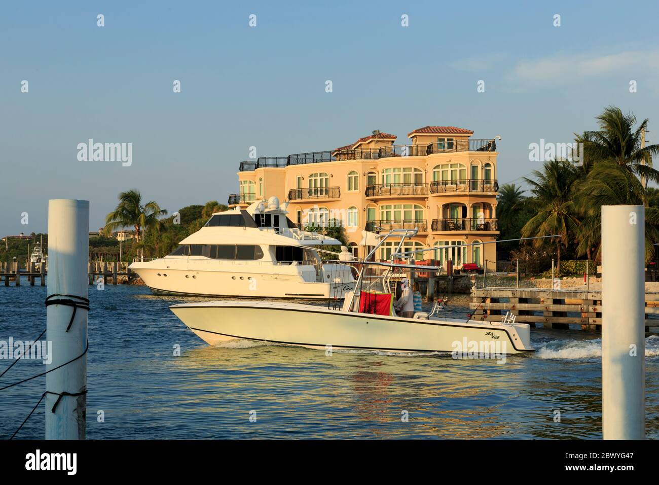 Hillsboro Inlet, Hillsboro Beach, Florida, USA Stock Photo Alamy