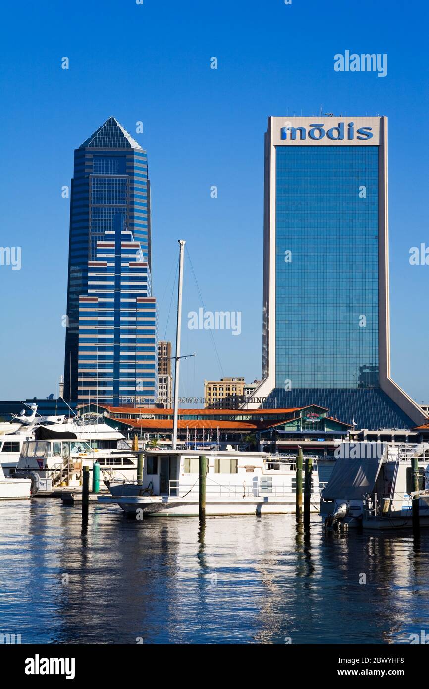 Boat Marina, Jacksonville, Florida, USA Stock Photo Alamy