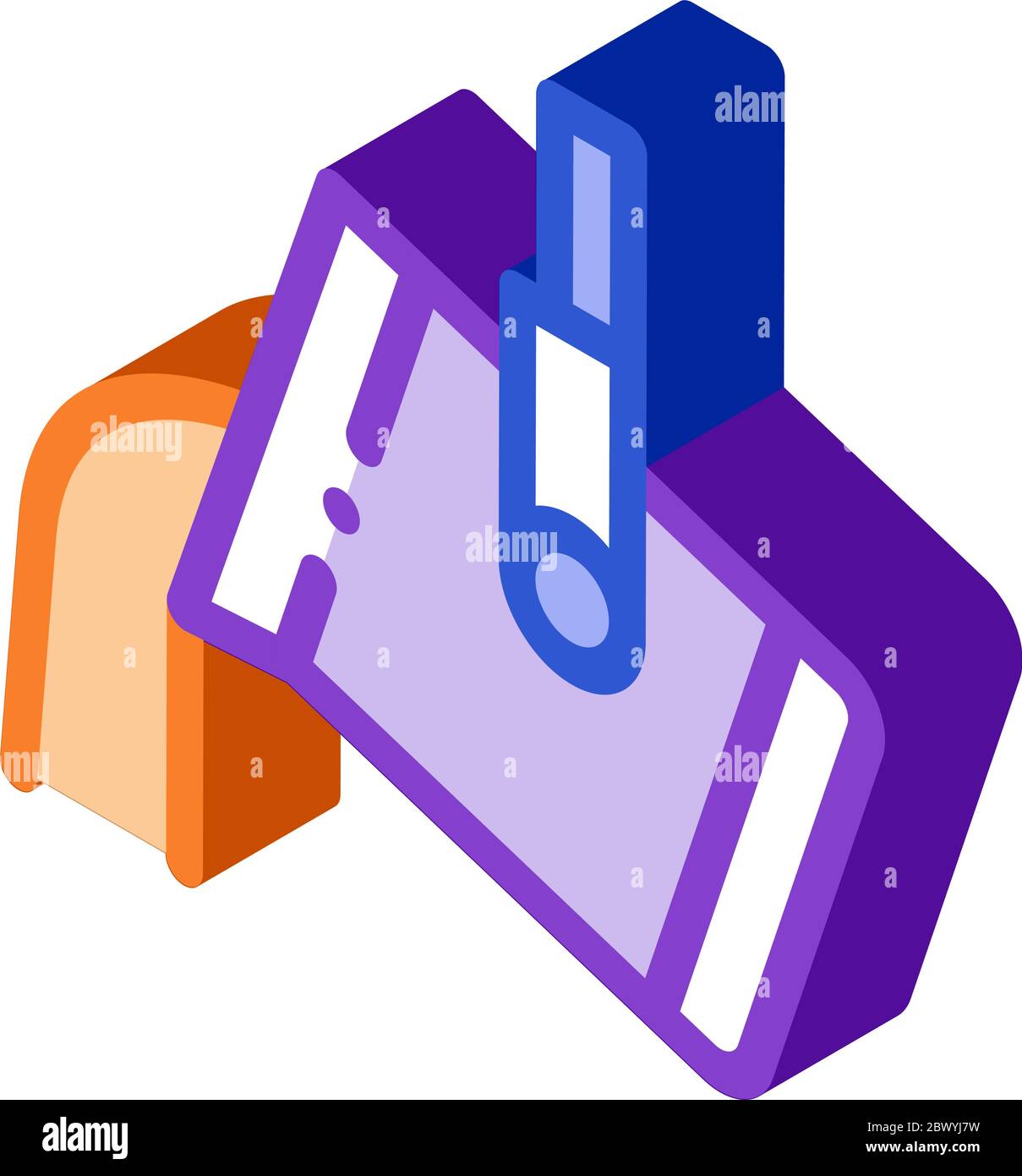 Metallurgical isometric icon vector illustration Stock Vector