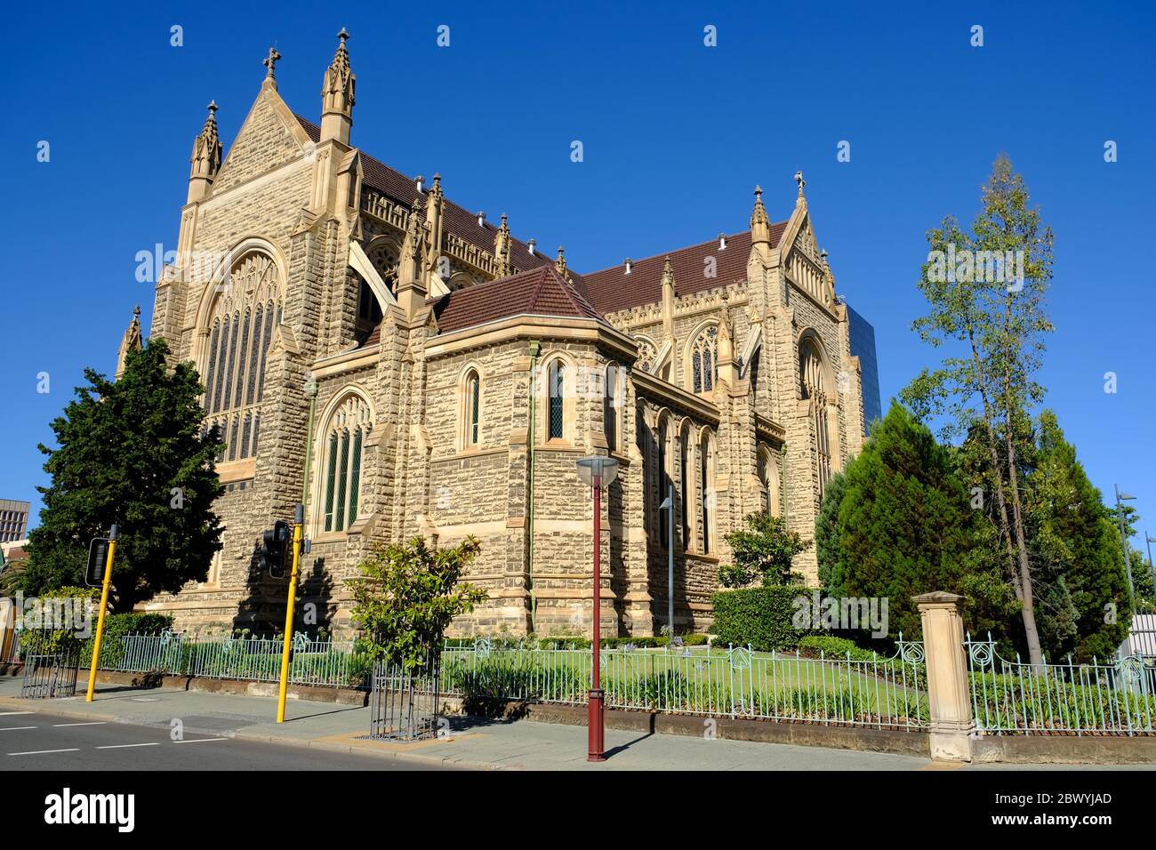 Western Australia Perth - Saint Mary Cathedral Stock Photo