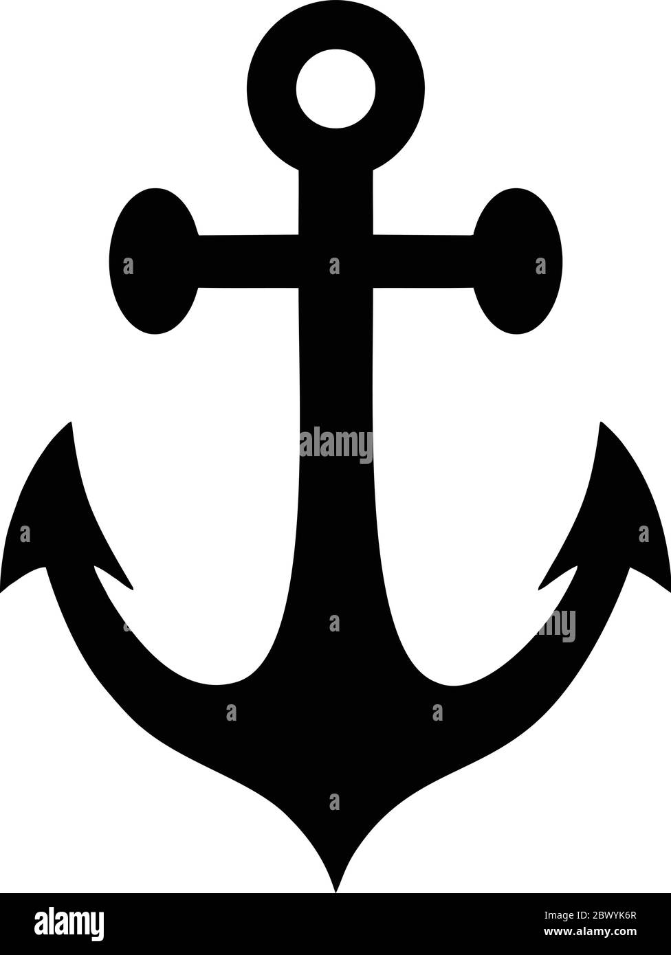 Anchor Icon An Illustration of an Anchor Icon Stock Vector Image & Art