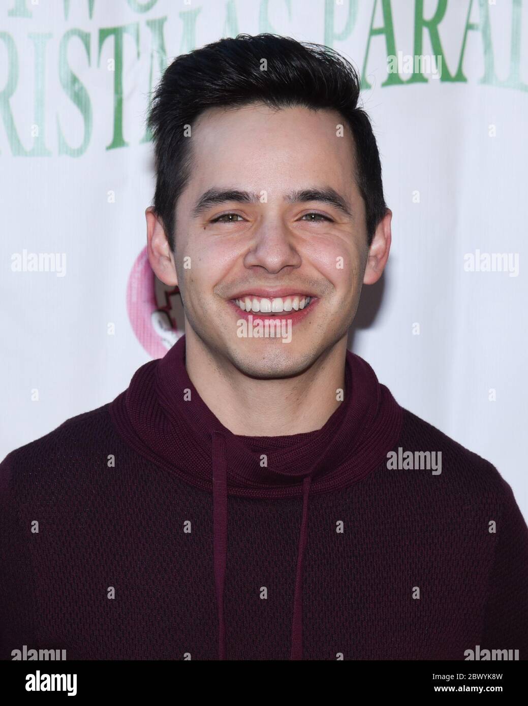 November 25, 2018, Los Angeles, California, USA: David Archuleta arrives at the 87th Annual Hollywood Christmas Parade in Hollywood California on November 25, 2018. (Credit Image: © Billy Bennight/ZUMA Wire) Stock Photo