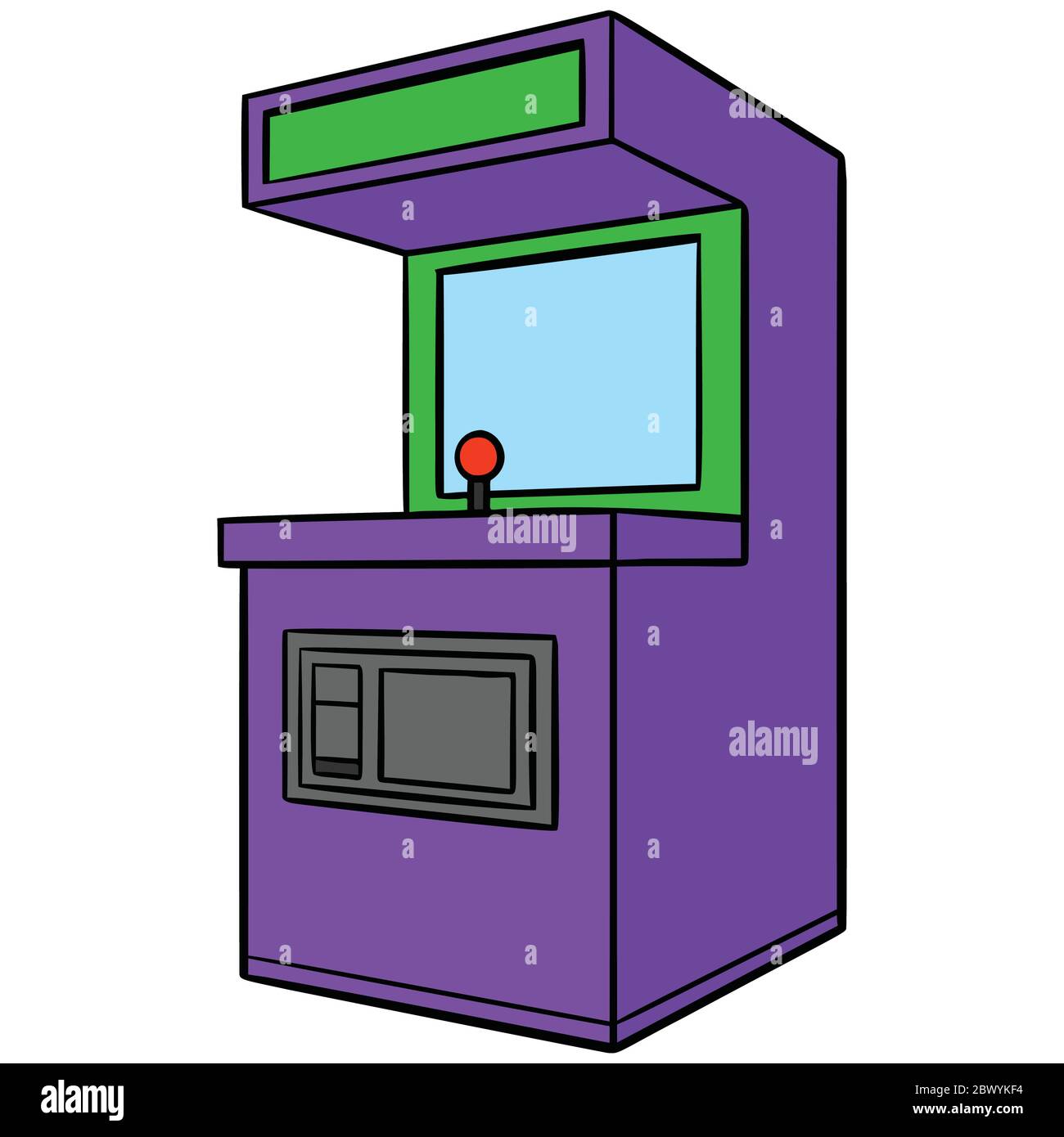 Arcade Machine - A cartoon illustration of an Arcade Machine Stock Vector  Image & Art - Alamy