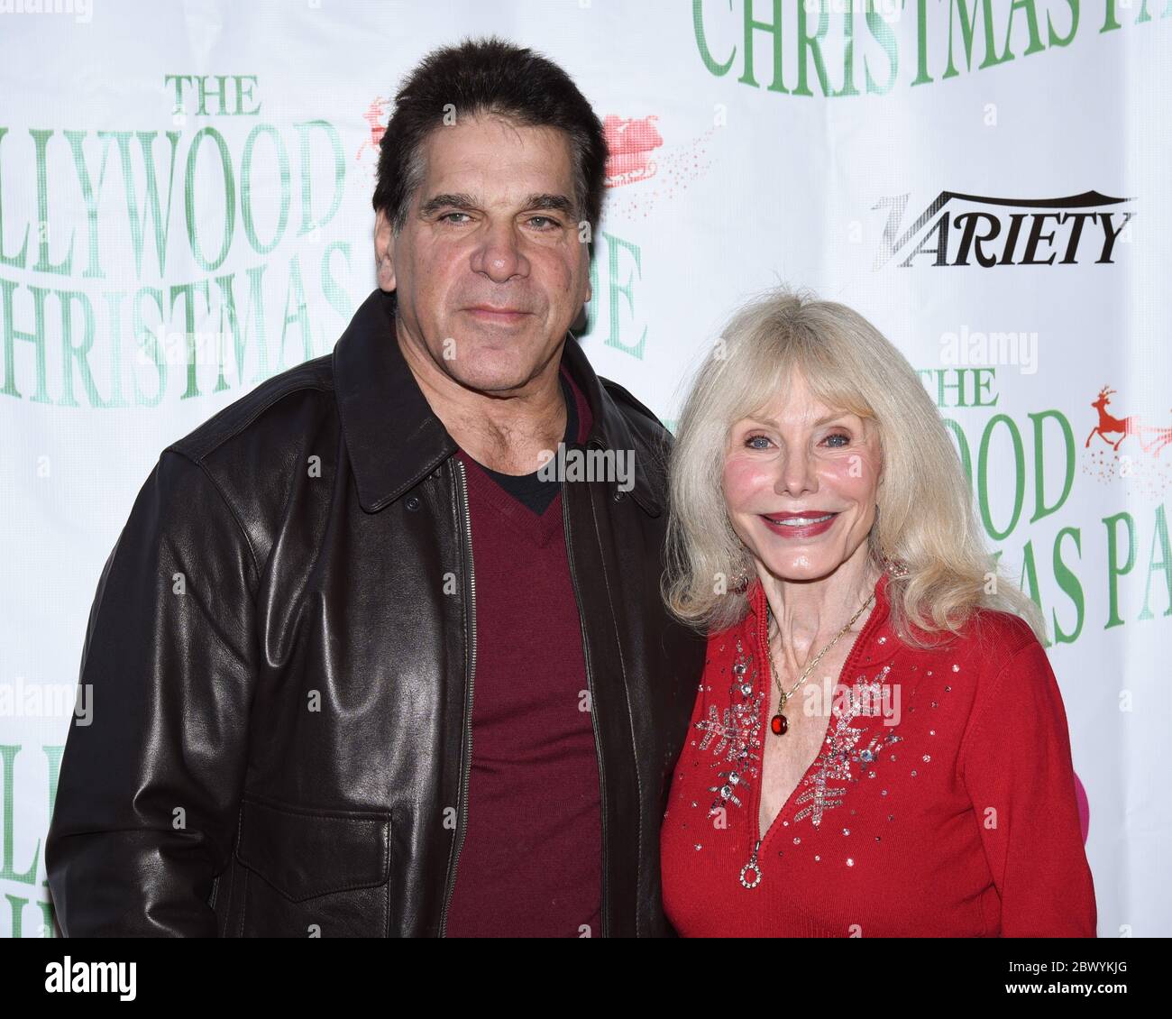 November 25, 2018, Los Angeles, California, USA: Lou Ferrigno and Carla Ferrigno arrives at the 87th Annual Hollywood Christmas Parade in Hollywood California on November 25, 2018. (Credit Image: © Billy Bennight/ZUMA Wire) Stock Photo