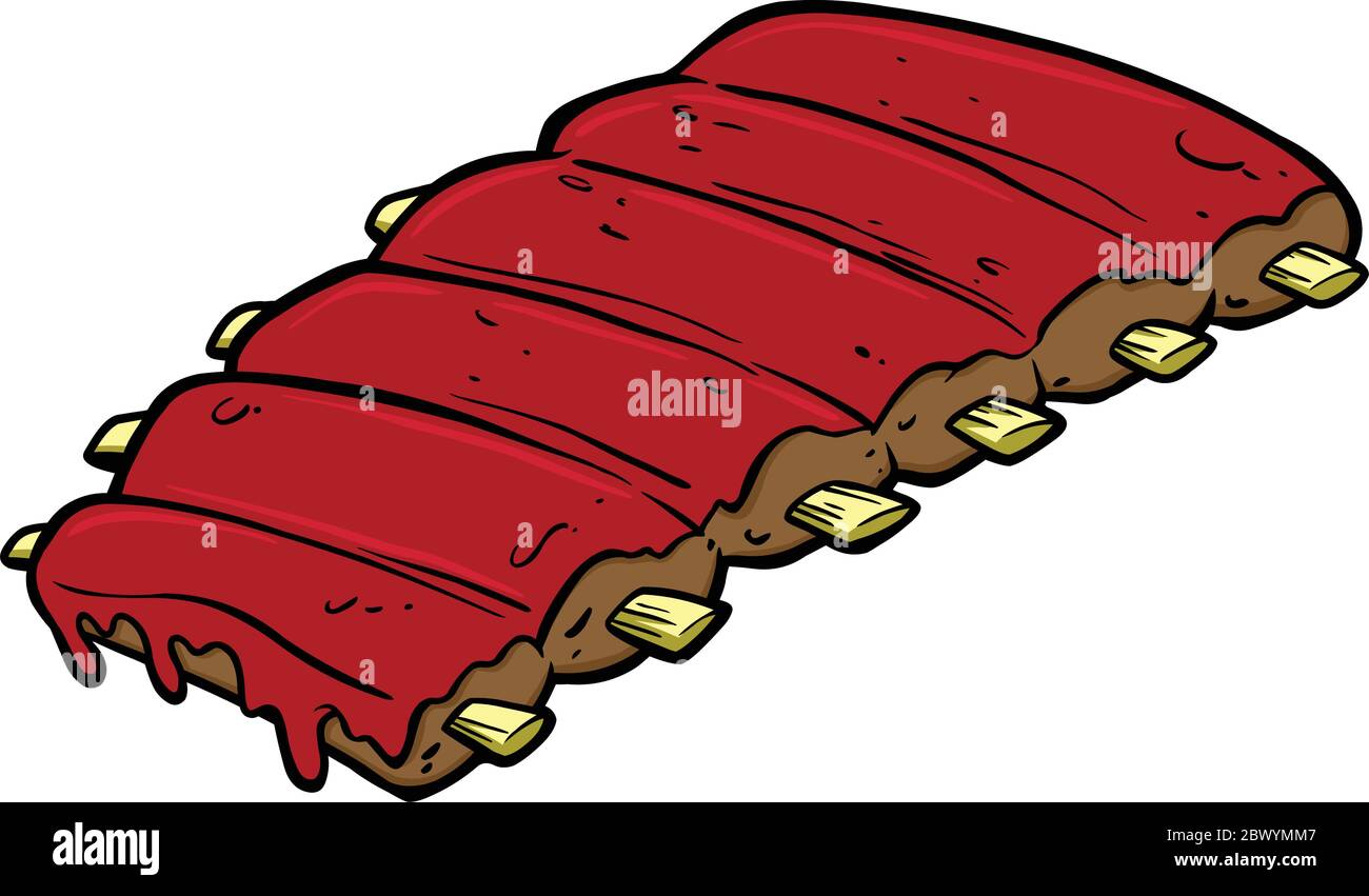 BBQ Ribs An Illustration of BBQ Ribs Stock Vector Image & Art Alamy