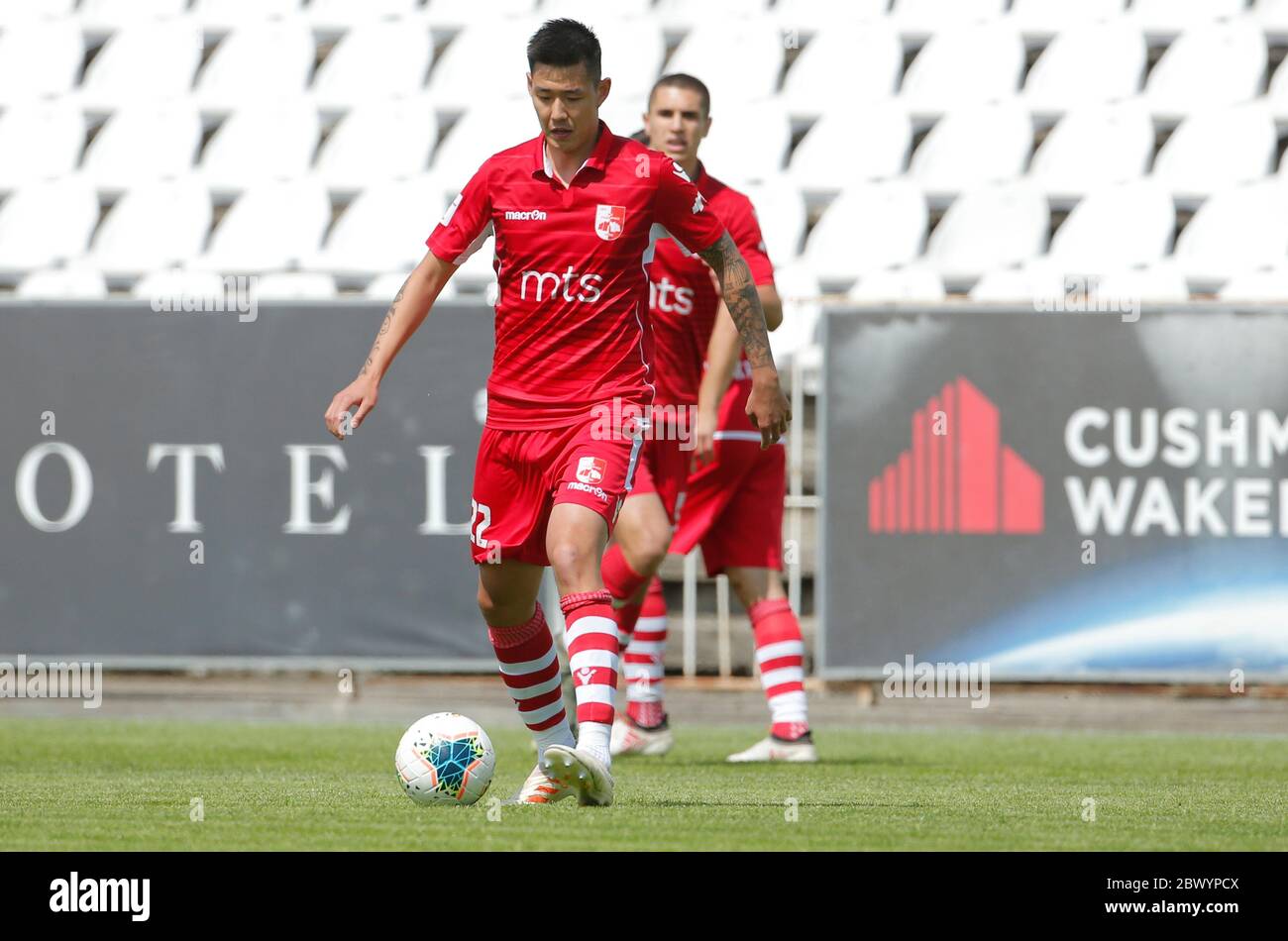 Belgrade. 3rd June, 2020. Hao Runze of Radnicki Nic competes