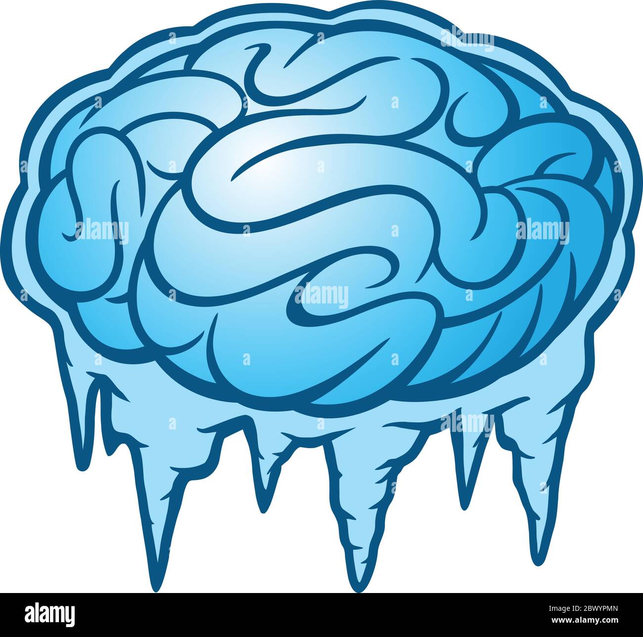 Brain Freeze An Illustration of Brain Freeze Stock Vector Image & Art