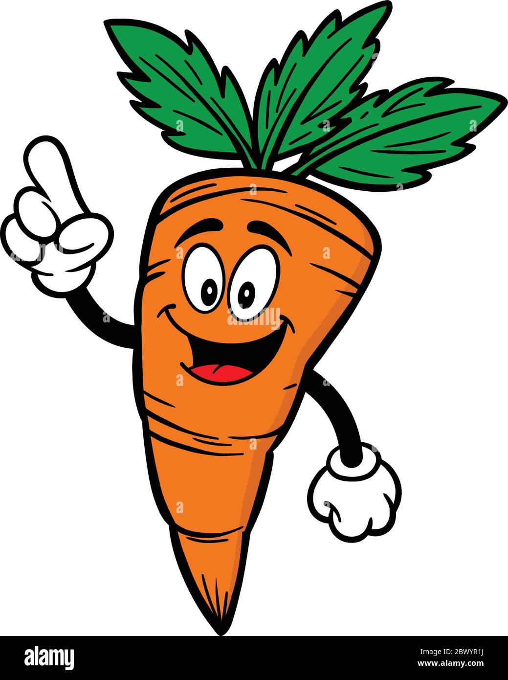 Carrot Talking- A Cartoon Illustration of a Carrot Talking Stock Vector  Image & Art - Alamy