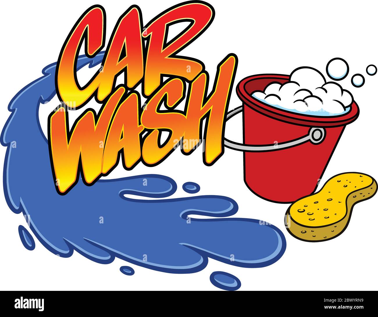 car-wash-spray-an-illustration-of-a-car-wash-spray-stock-vector-image