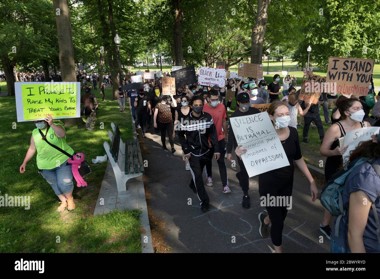 People protest against police brutality following the death of George ...