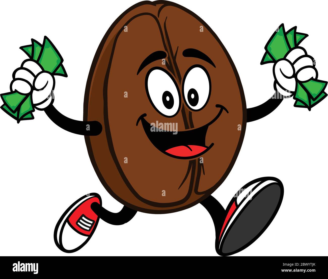 Coffee Bean Cartoon 30+ Cartoon Coffee Bean Giving Thumbs Up Stock