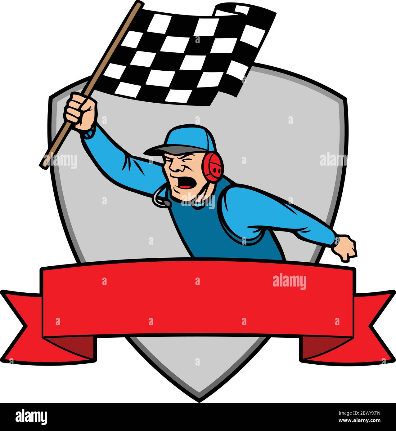 https://c8.alamy.com/comp/2BWYXTN/finish-line-insignia-an-illustration-of-a-finish-line-insignia-2BWYXTN.jpg