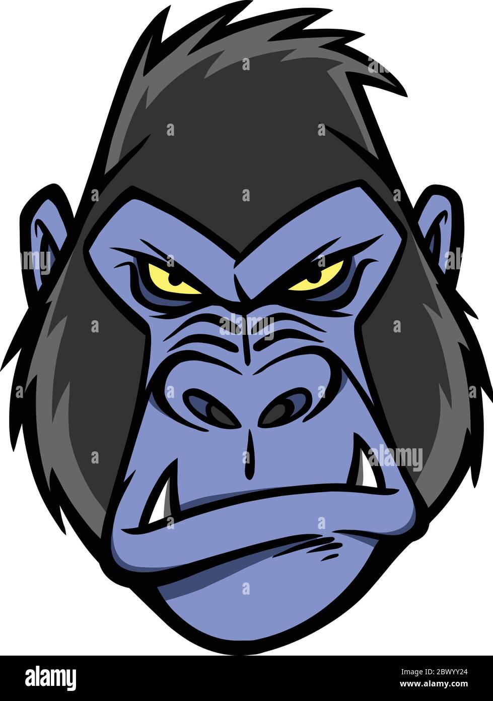 Gorilla Head- An Illustration of a Gorilla Head Stock Vector Image & Art - Alamy Gorilla Head- An Illustration of a Gorilla Head Stock Vector Image & Art - Alamy