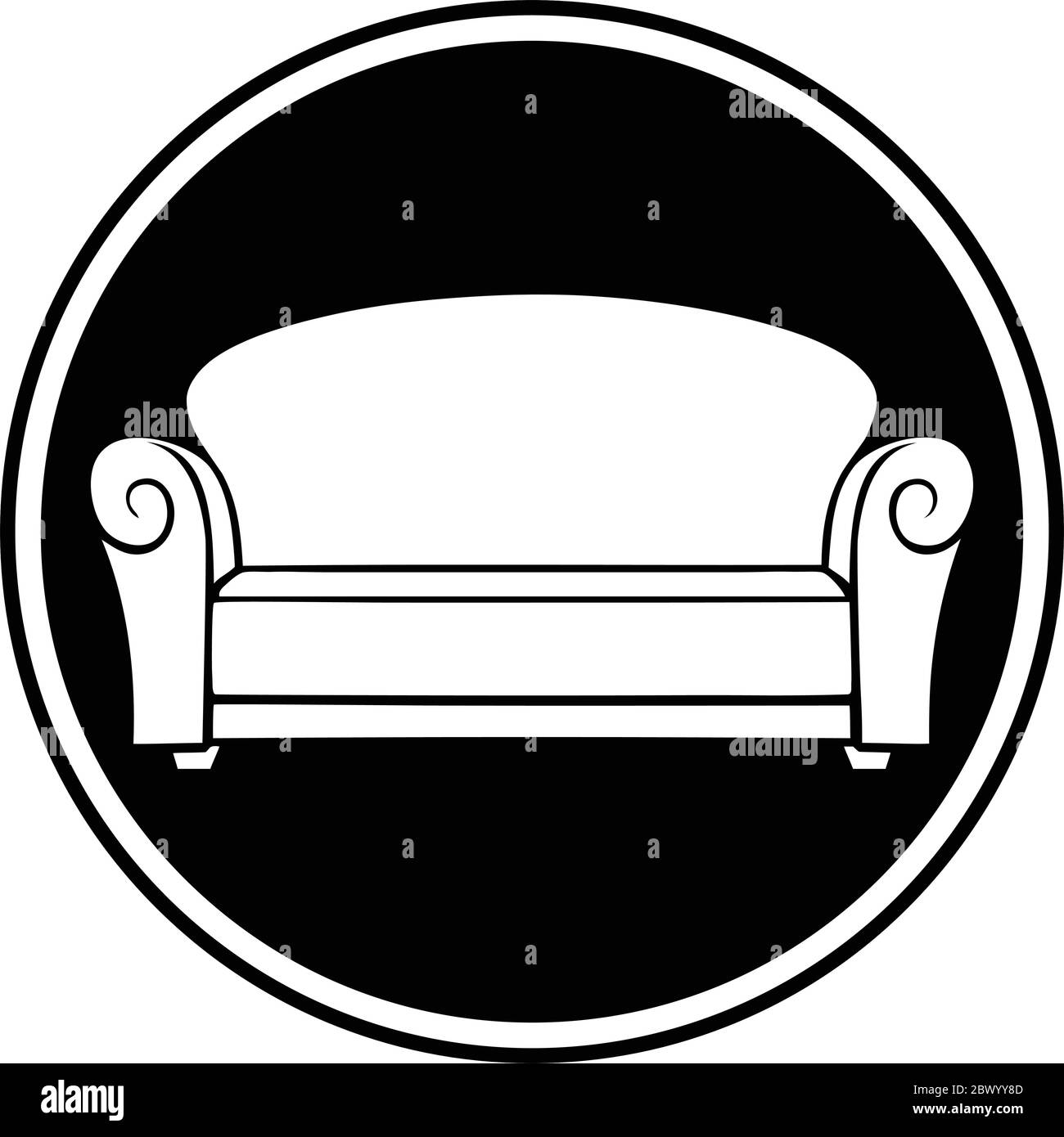 Furniture Store Symbol An Illustration of a Furniture Store Symbol