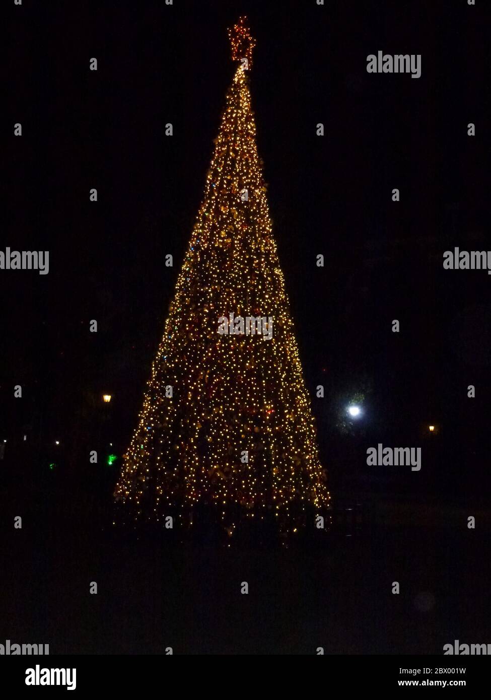 Christmas tree in Dubai Stock Photo Alamy