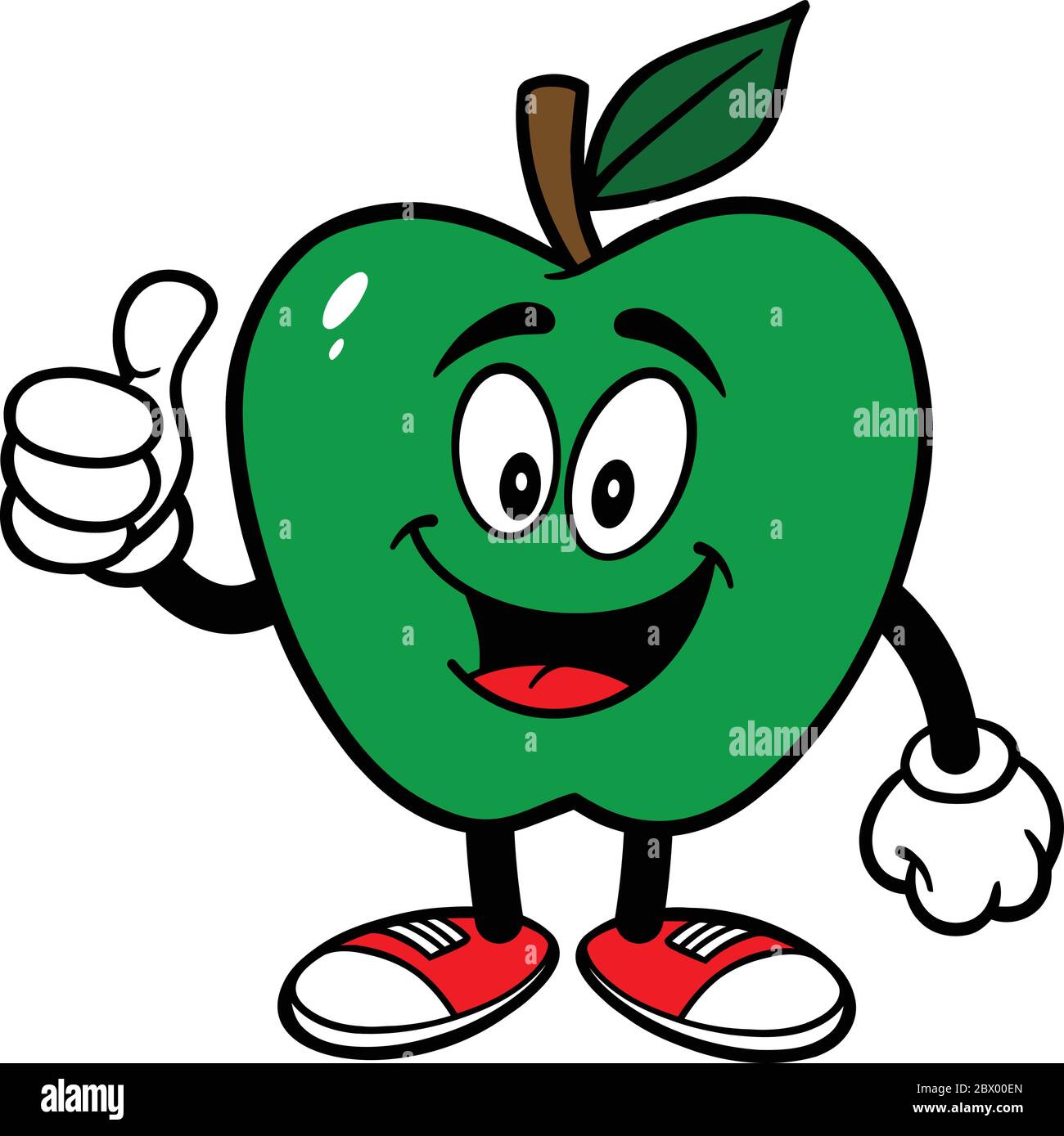 Green Apple Mascot with Thumbs Up - A cartoon illustration of a Green Apple Mascot with a Thumbs Up Stock Vector Image & Art - Alamy Green Apple Mascot with Thumbs Up - A cartoon illustration of a Green Apple Mascot with a Thumbs Up Stock Vector Image & Art - Alamy