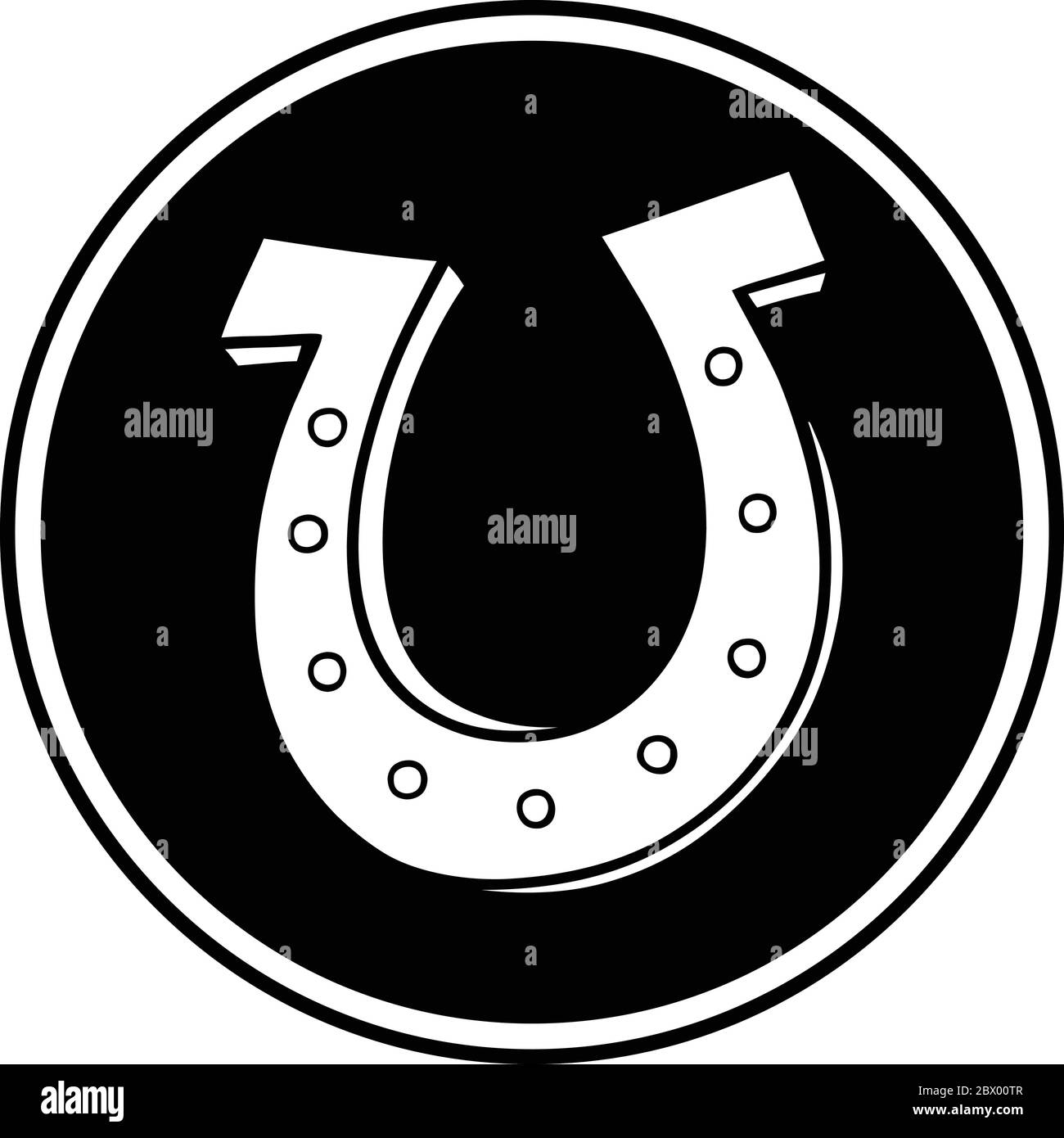 Farrier shoe horse Stock Vector Images Alamy