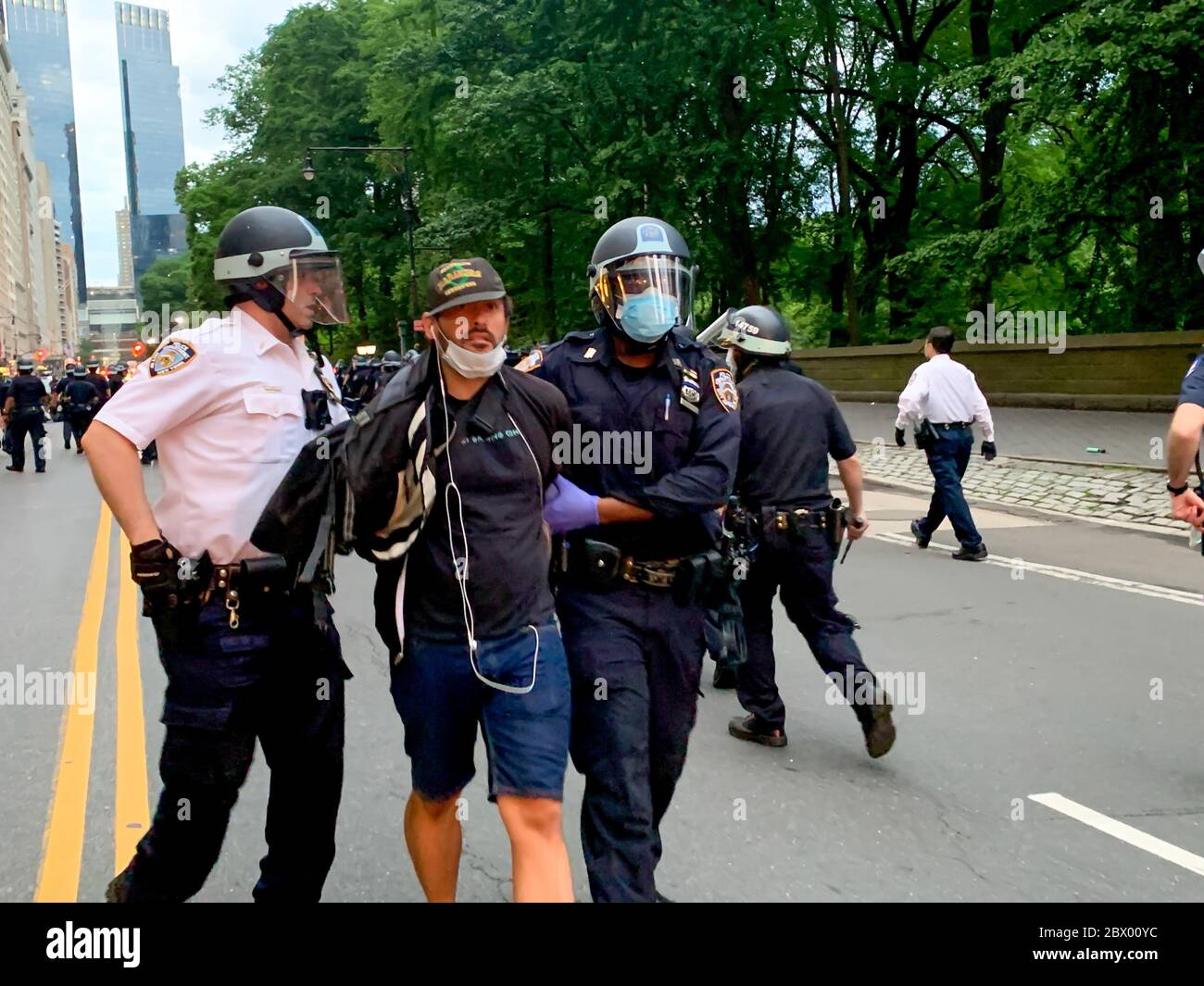New York, New York, USA. 3rd June, 2020. (NEW ) Protesters arrested for