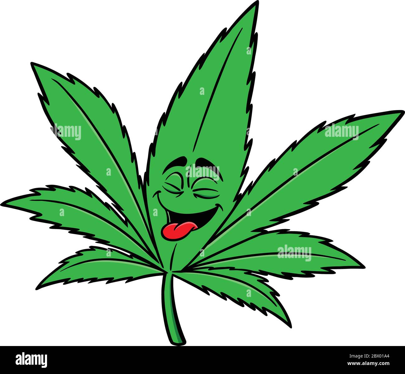 Marijuana Cartoon- A Cartoon Illustration of Marijuana Stock Vector Image &  Art - Alamy