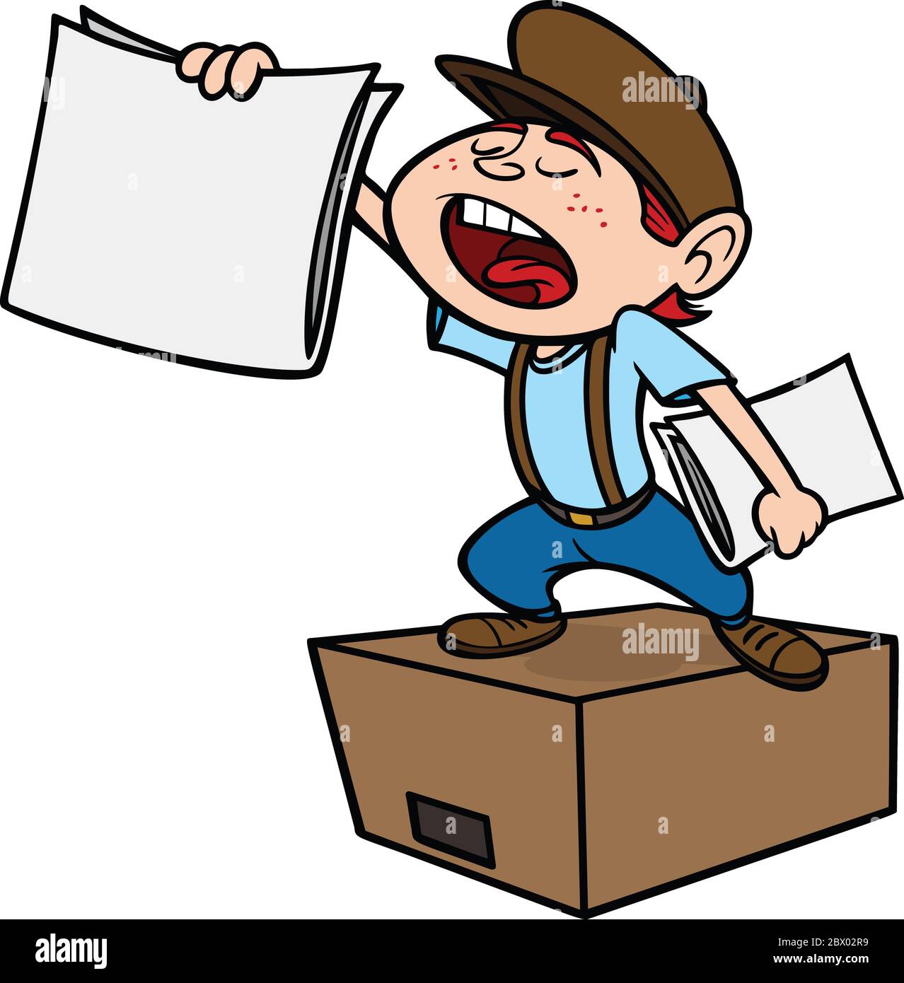 Paperboy hat hi-res stock photography and images - Alamy Paperboy hat hi-res stock photography and images - Alamy