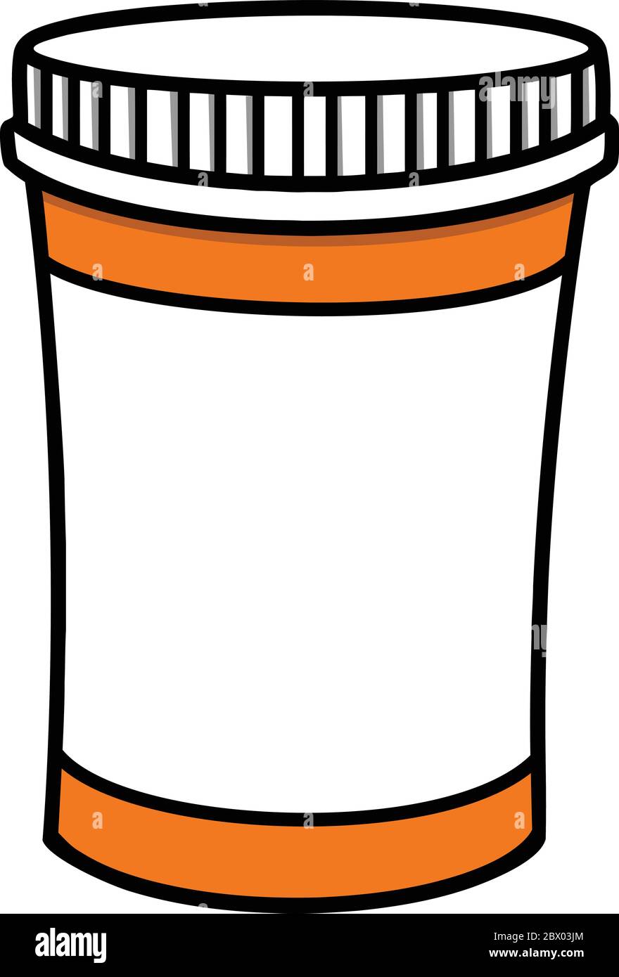 Pill Bottle Symbol- An Illustration of a Pill Bottle Symbol Stock ...