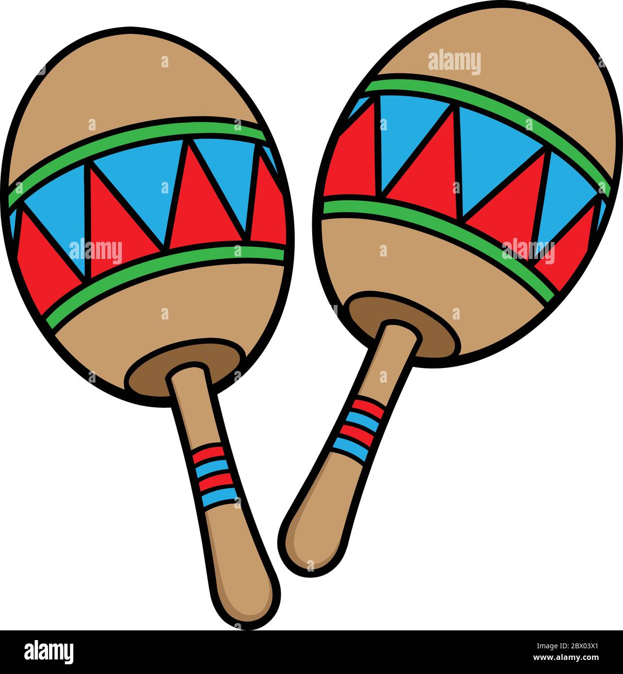 Maracas An Illustration Of Maracas Stock Vector Image And Art Alamy