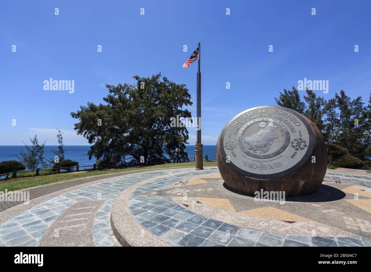 KUDAT, SABAH,MALAYSIA-April 23,2017: Tip of Borneo of Kudat, is the marks of the meeting point of the South China Sea and Sulu Sea. It is considered o Stock Photo